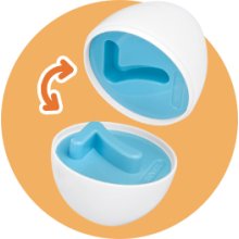                             Vzdelávacie vajíčka s číslami – sada 6 kusov                        