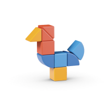                             GEOMAG Magicube Shapes 9 dielikov                        