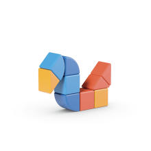                            GEOMAG Magicube Shapes 9 dielikov                        