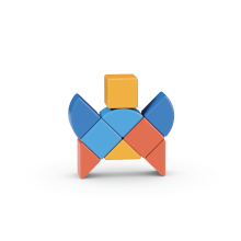                             GEOMAG Magicube Shapes 9 dielikov                        