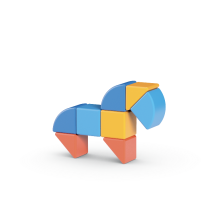                             GEOMAG Magicube Shapes 9 dielikov                        