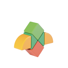                             GEOMAG Magicube Shapes 6 dielikov                        