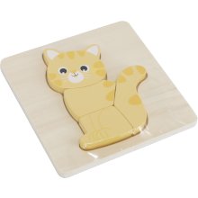                             BABU - Ručne vyrábané puzzle - Mačička                        