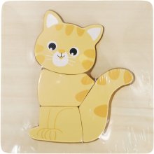                             BABU - Ručne vyrábané puzzle - Mačička                        