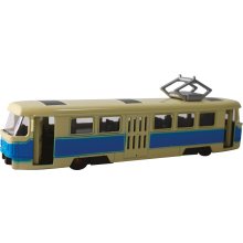                             Kovová TRAMVAJ 1:90 modrá                        