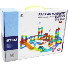                             Magnetická závodná dráha 154 ks + elektrické auto                        