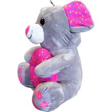                             Myš s donutom šedá 25 cm                        