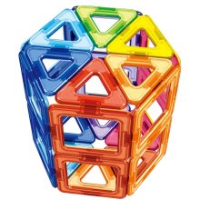                            Magnetická stavebnica Magnetic Sheet 46 dielikov                        