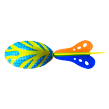                             Lietajúci penová raketa 25 cm viac druhov                        