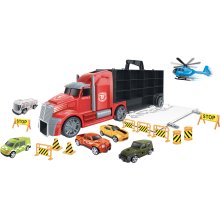                             CITY SERVICE CAR - 1:16 Ťahač s autami a vrtuľníkom 55 cm                        