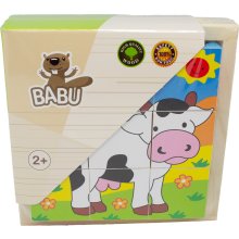                             BABU - Kocky kravička 9 ks                        