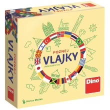                             Dino - Poznaj vlajky, cestovná hra                        