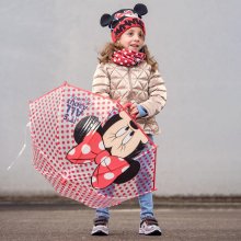                             Cerdá - Detský manuálny dáždnik Disney Minnie červený                        