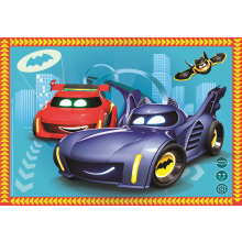                             Clementoni - Puzzle 4v1 Batwheels 4v1 (12+16+20+24 dielikov)                        