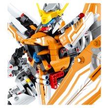                            MECHANICAL MASTER - Stavebnica Bojový robot oranžový 833 ks                        