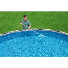                             BESTWAY 58635 - Hladinová sieťka AquaScoop™ s teleskopickou tyčou 163 cm                        