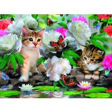                            PRIME 3D PUZZLE - Medzi pivonkami 48 ks                        