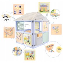                             Mochtoys - Detský záhradný domček 6v1 oranžový                        