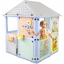                             Mochtoys - Detský záhradný domček 6v1 oranžový                        