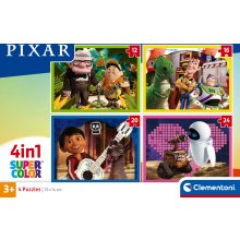                             Puzzle 4v1 Pixar                        