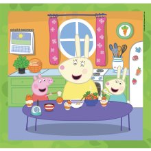                             Puzzle 3x48 Prasiatko Peppa                        