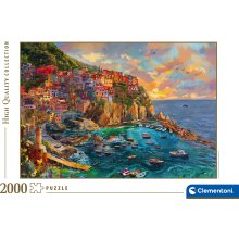                             Clementoni - Puzzle 2000 Maľovaná Manarola                        