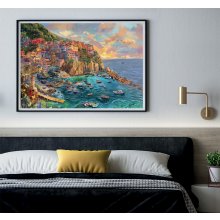                             Clementoni - Puzzle 2000 Maľovaná Manarola                        