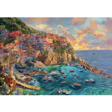                            Clementoni - Puzzle 2000 Maľovaná Manarola                        