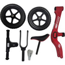                             Detské balančné odrážadlo Balance Bike - Červeno-čierne                        