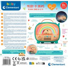                             Baby Clementoni - Hudobný prehrávač a zaspávačik so senzorom plače                        