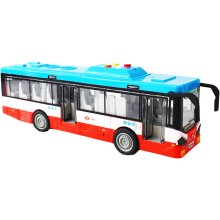                             Mestský autobus na zotrvačník s osvetlením a zvukom - červený                        