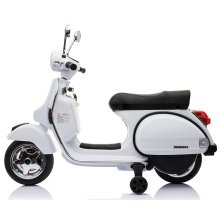                             Detský elektrický skúter Vespa PX150 biely                        