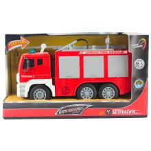                             CITY SERVICE CAR - 1:12 Hasičské auto s rebríkom a striekačkou                        
