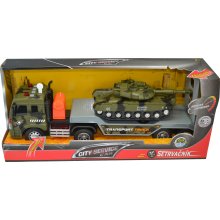                             CITY SERVICE CAR - 1:16 Ťahač s návesom a tankom                        