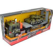                             CITY SERVICE CAR - 1:16 Ťahač s návesom a tankom                        