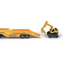                             CITY SERVICE CAR - 1:12 Ťahač s bagrom a nákladným autom                        
