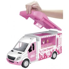                             CITY SERVICE CAR - 1:14 Zmrzlinárske auto ružové                        