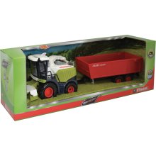                             FARM SERVICE - Kombajn s valníkom na obilie so zvukmi a svetlami                        