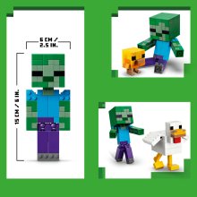                             LEGO® Minecraft® 21582 Kurací džokej                        