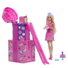                             Barbie Party Reveal herný set so šmykľavkou                        