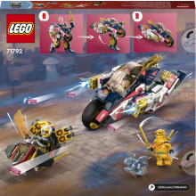                             LEGO® NINJAGO® 71792 Sora a jej transformačný motorobot                        