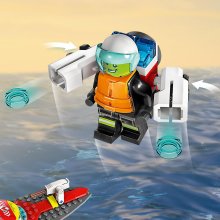                             LEGO® City 60373 Hasičská záchranná loď a čln                        