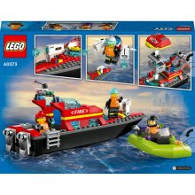                             LEGO® City 60373 Hasičská záchranná loď a čln                        
