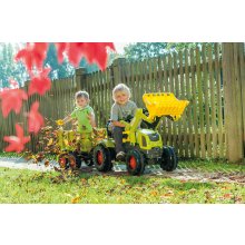                             ROLLYTOYS - Šliapací traktor Farmtrac Claas Axos s predným nakladačom                        