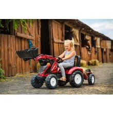                             FALK Šliapací traktor 4000AM VALTRA S4 s predným nakladačom a prívesom                        