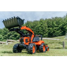                             FALK Šliapací traktor 2060AM Kubota s nakladačom a prívesom                        