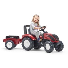                             FALK Šliapací traktor 4000AB VALTRA S4 s prívesom                        