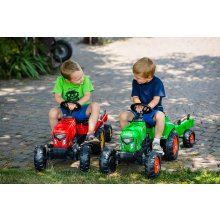                             FALK Šliapací traktor 2030AB SuperCharger s prívesom a otváracou kapotou                        