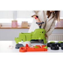                             FALK Odrážadlo a chodítko 2v1 Traktor Claas svetlo zelený s volantom                        