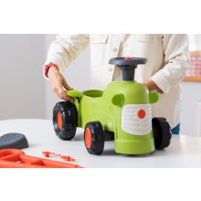                             FALK Odrážadlo a chodítko 2v1 Traktor Claas svetlo zelený s volantom                        